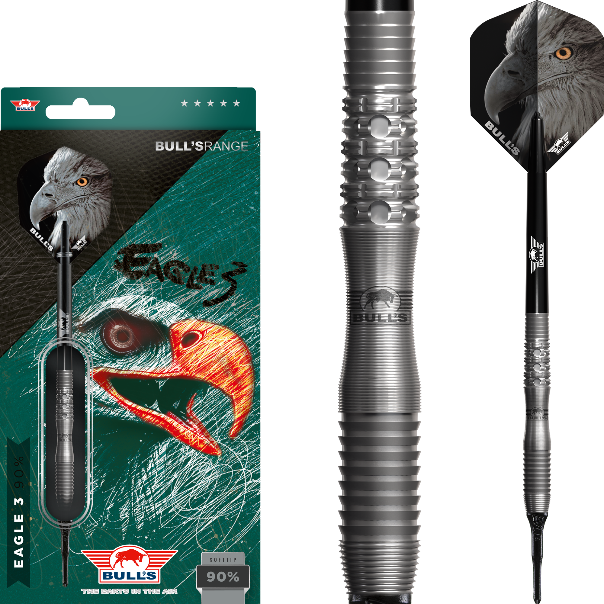 Bull's NL Smoke Silver Ash Steeldart kaufen | DartSturm